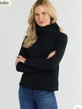 Dudley Stephens Park Slope Fleece Turtleneck Black M